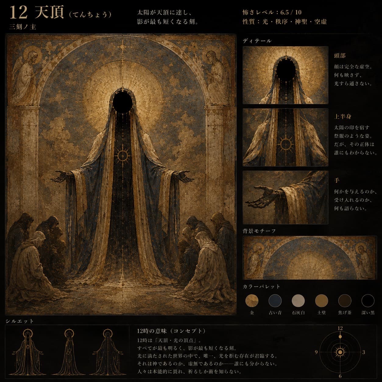 天頂の設定画