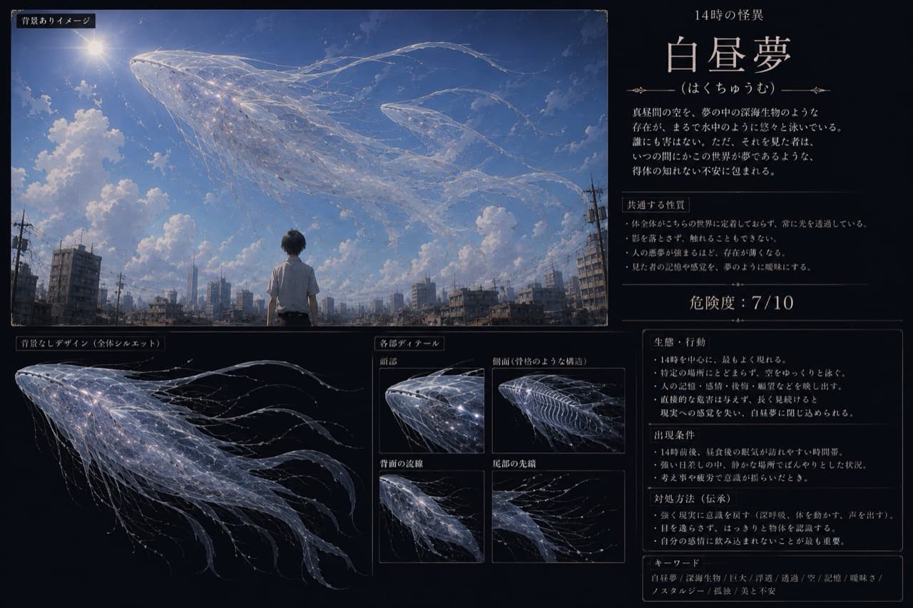 白昼夢の設定画