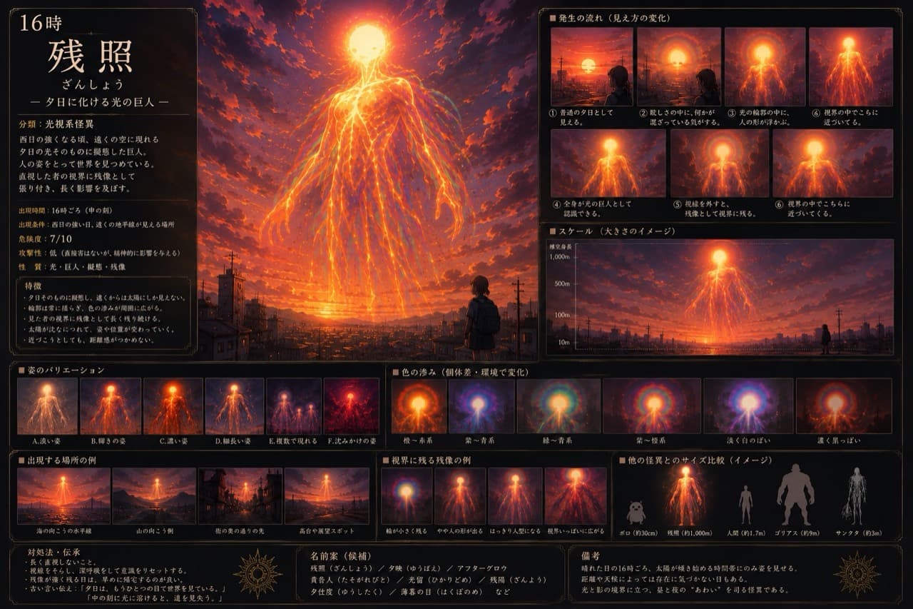 残照の設定画