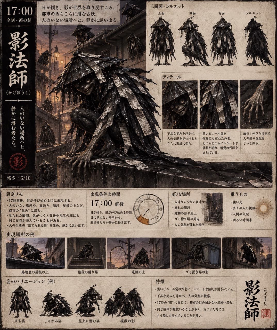 影法師の設定画