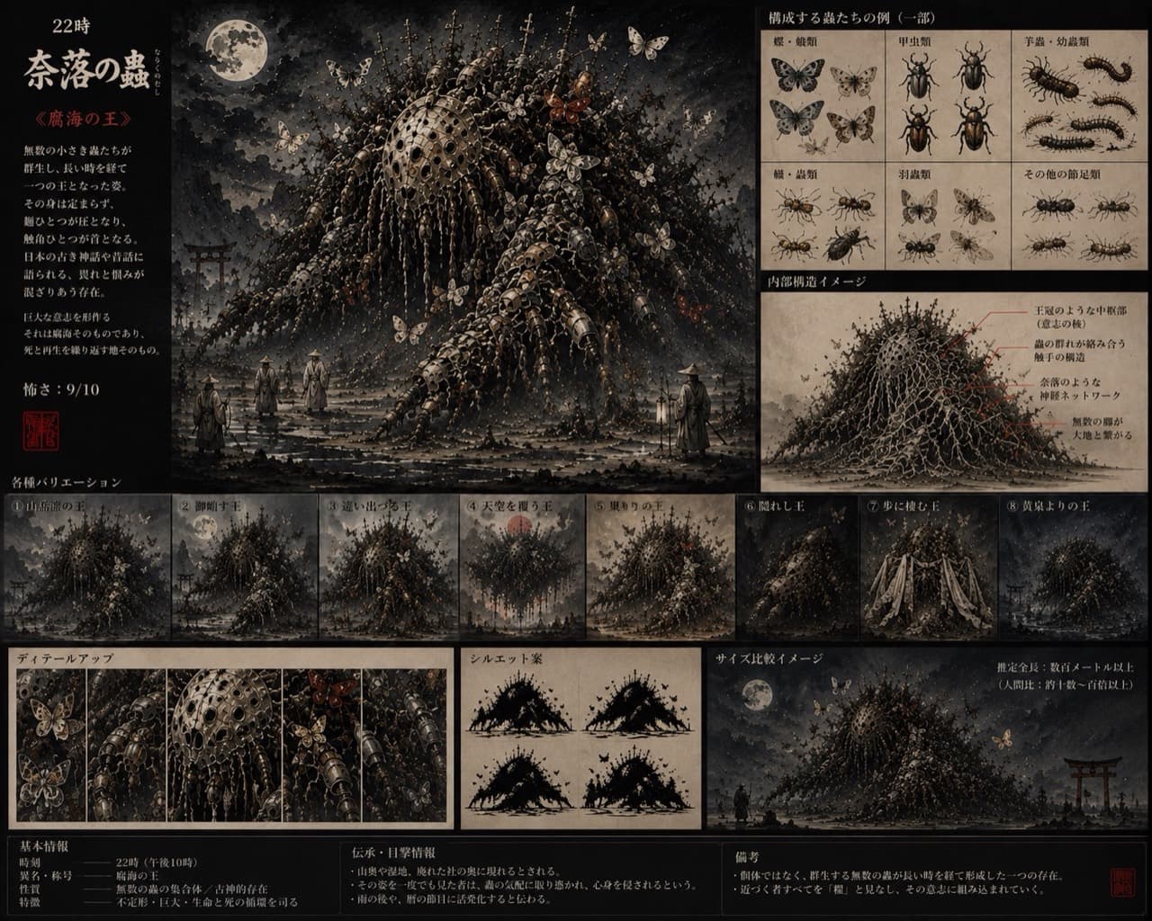 奈落の蟲の設定画